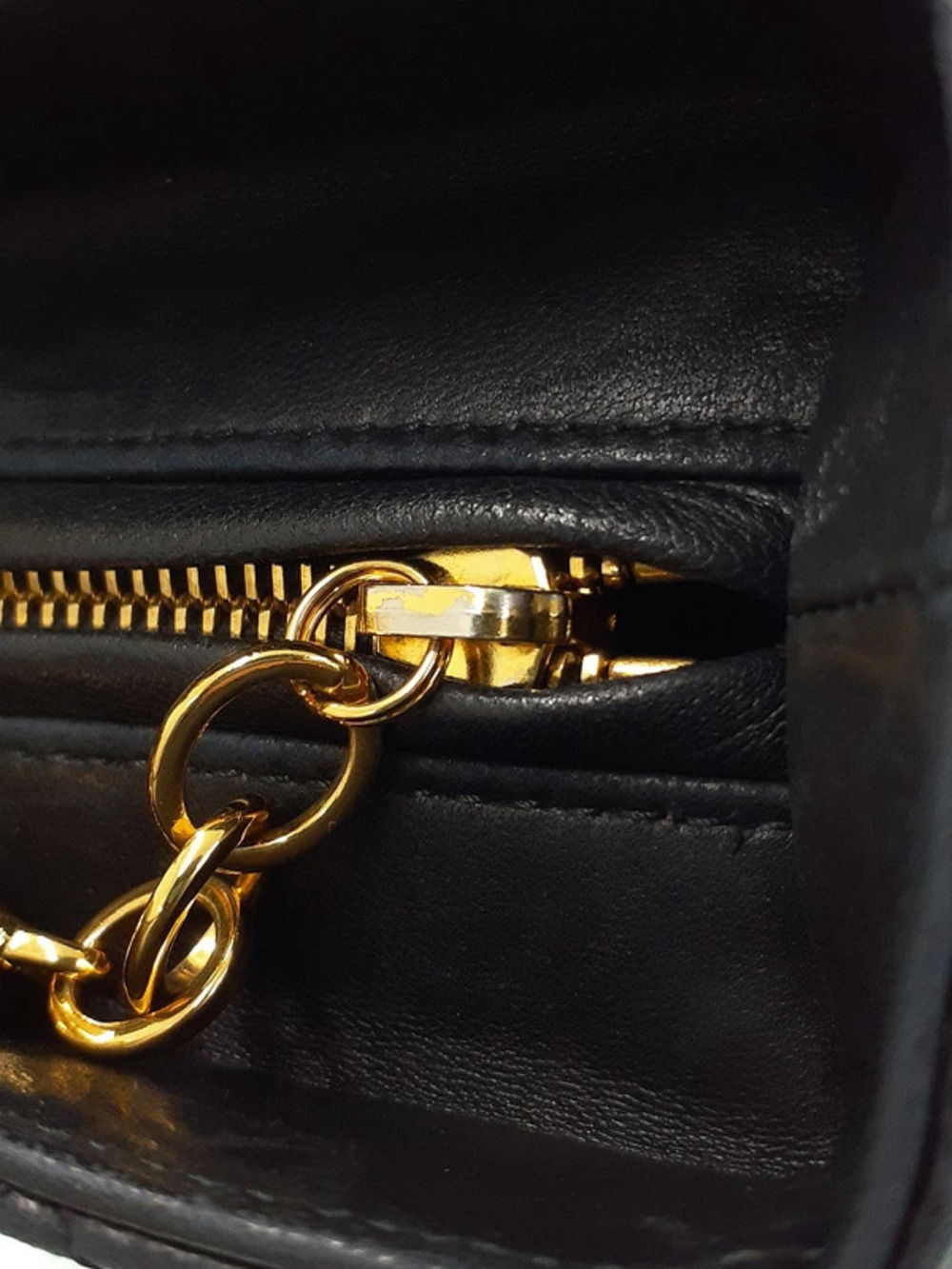 Christian Dior Lady Dior Bag Cannage Quilted Lambskin Black - Picture 9 of 9
